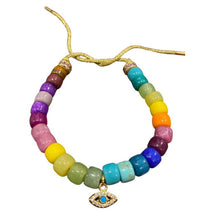 Load image into Gallery viewer, Big Rainbow Bead Bracelet