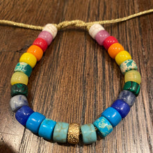 Load image into Gallery viewer, Big Rainbow Bead Bracelet