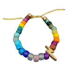 Load image into Gallery viewer, Big Rainbow Bead Bracelet