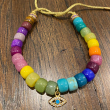 Load image into Gallery viewer, Big Rainbow Bead Bracelet