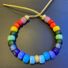 Load image into Gallery viewer, Big Rainbow Bead Bracelet