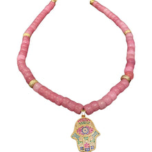 Load image into Gallery viewer, Big Rainbow Bead Necklace