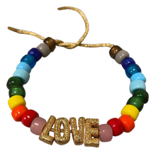 Load image into Gallery viewer, Big Rainbow Bead Bracelet