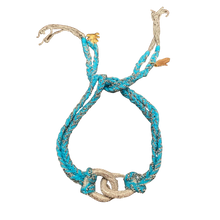 Load image into Gallery viewer, Lucky Friendship Woven Bracelet with charms