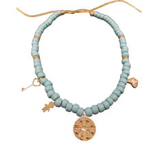 Load image into Gallery viewer, Family beaded charm necklace