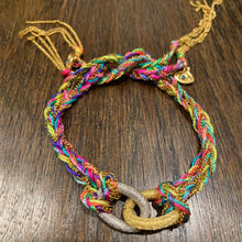 Load image into Gallery viewer, Double Lucky Friendship Woven Bracelet with charms
