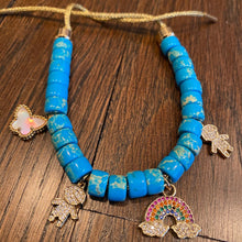 Load image into Gallery viewer, Family beaded charm bracelet