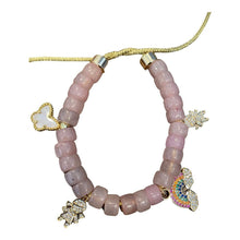 Load image into Gallery viewer, Family beaded charm bracelet