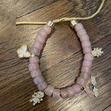 Load image into Gallery viewer, Family beaded charm bracelet