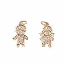 Load image into Gallery viewer, Family beaded charm necklace