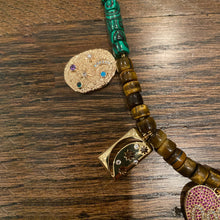 Load image into Gallery viewer, Family beaded charm necklace