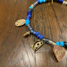 Load image into Gallery viewer, Family beaded charm necklace