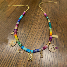 Load image into Gallery viewer, Family beaded charm necklace