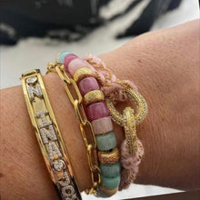 Load image into Gallery viewer, Lucky Friendship Woven Bracelet with charms