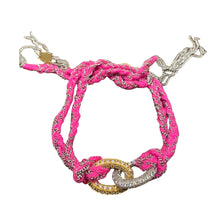 Load image into Gallery viewer, Lucky Friendship Woven Bracelet with charms