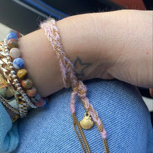 Load image into Gallery viewer, Lucky Friendship Woven Bracelet with charms