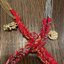 Load image into Gallery viewer, Lucky Friendship Woven Bracelet with charms