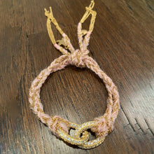 Load image into Gallery viewer, Lucky Friendship Woven Bracelet with charms