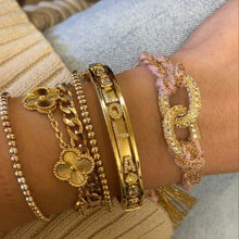 Load image into Gallery viewer, Lucky Friendship Woven Bracelet with charms