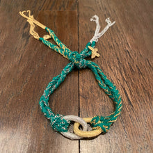 Load image into Gallery viewer, Lucky Friendship Woven Bracelet with charms