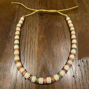 Big Rainbow Bead choker Necklace