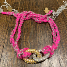Load image into Gallery viewer, Lucky Friendship Woven Bracelet with charms
