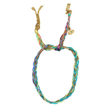 Load image into Gallery viewer, Lucky Friendship Woven Bracelet with evil eye
